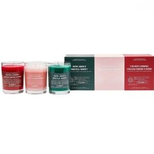 Candier Candle Limited Edition Christmas Candle Set Of 3 by Ryan Porter